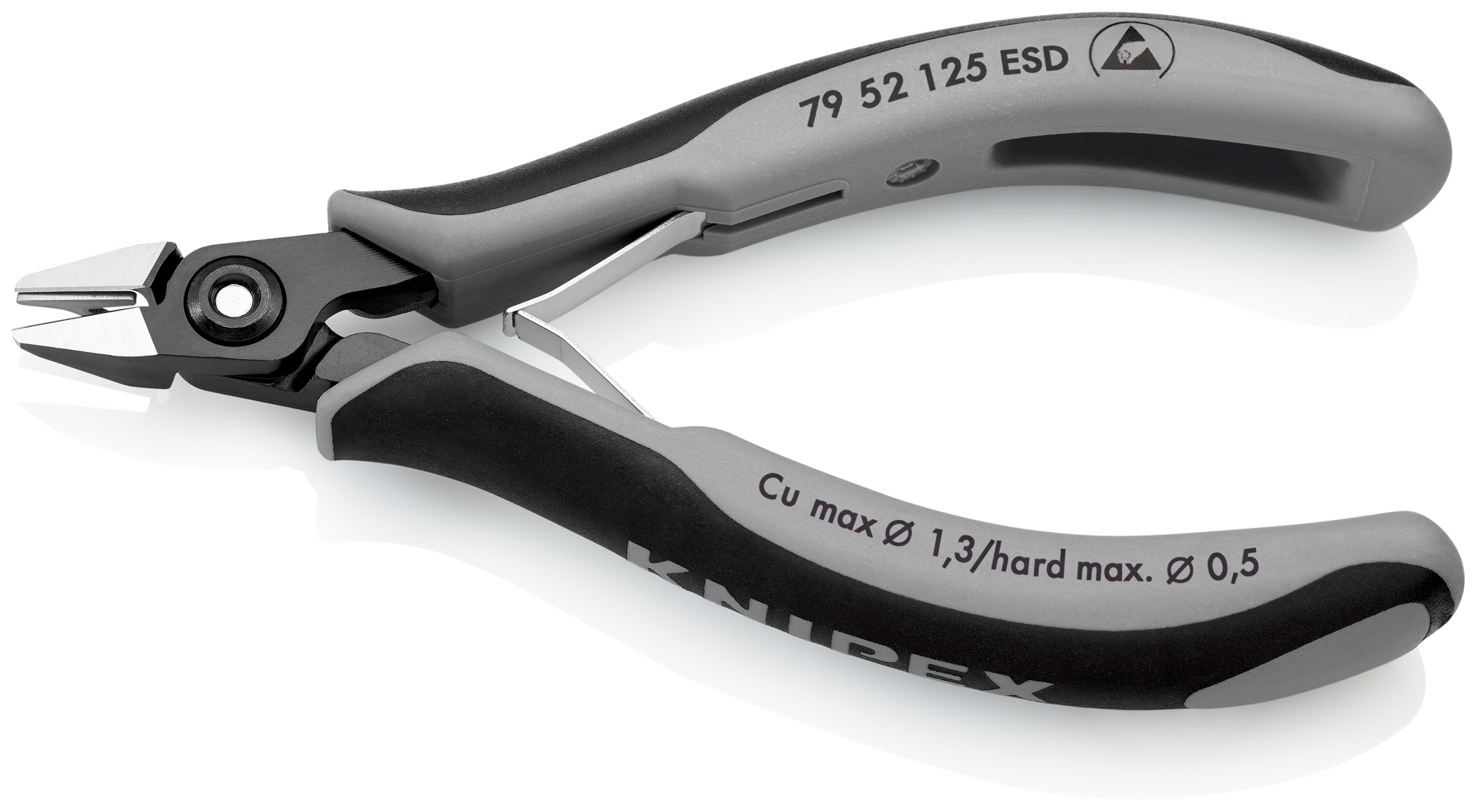 Pince coupante cote electro 125mm esd KNIPEX - 79 52 125 ESD