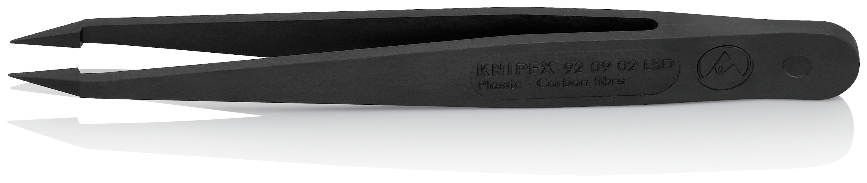 Pince brucelle en plastique 115mm ESD KNIPEX - 920902ESD