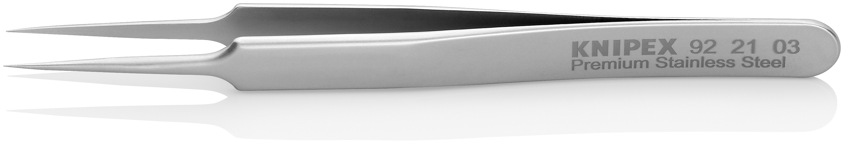Pince brucelle inox 110mm lisse extra-fine KNIPEX - 922103