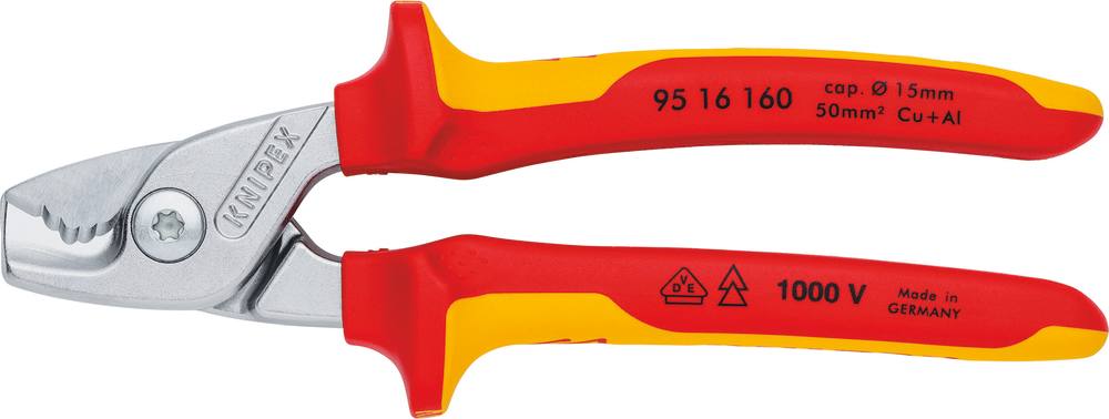 Coupe câble 160mm bi KNIPEX - 9516160
