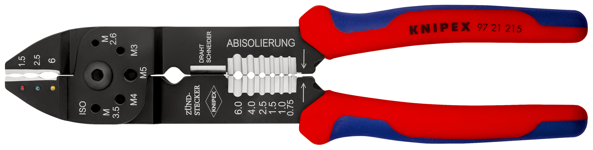 Pince a sertir universelle - 230 mm - KNIPEX - 97 21 215