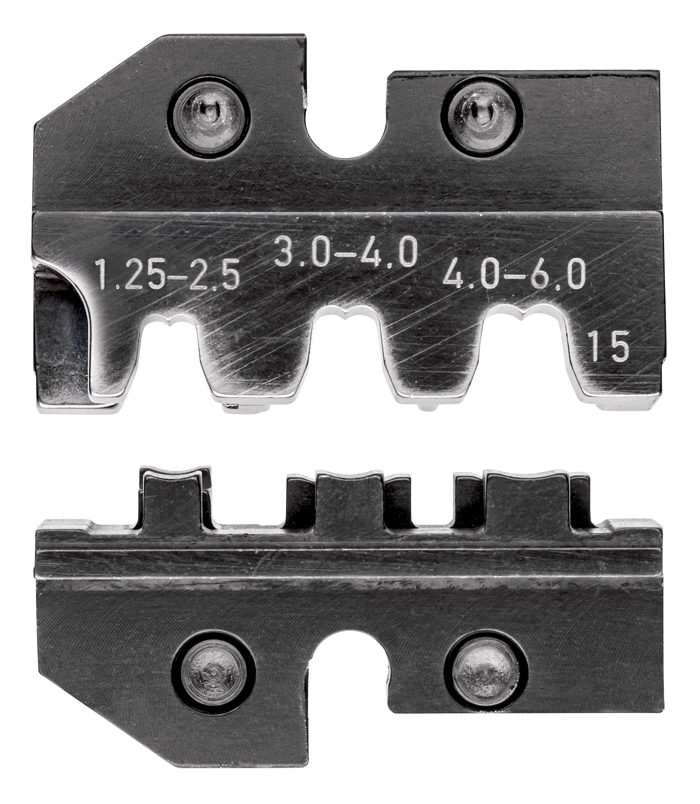 Matrices pour 97 43 200 - Sertissage fiches drapeaux et à fût ouvert 1 à 6mm² KNIPEX - 974915