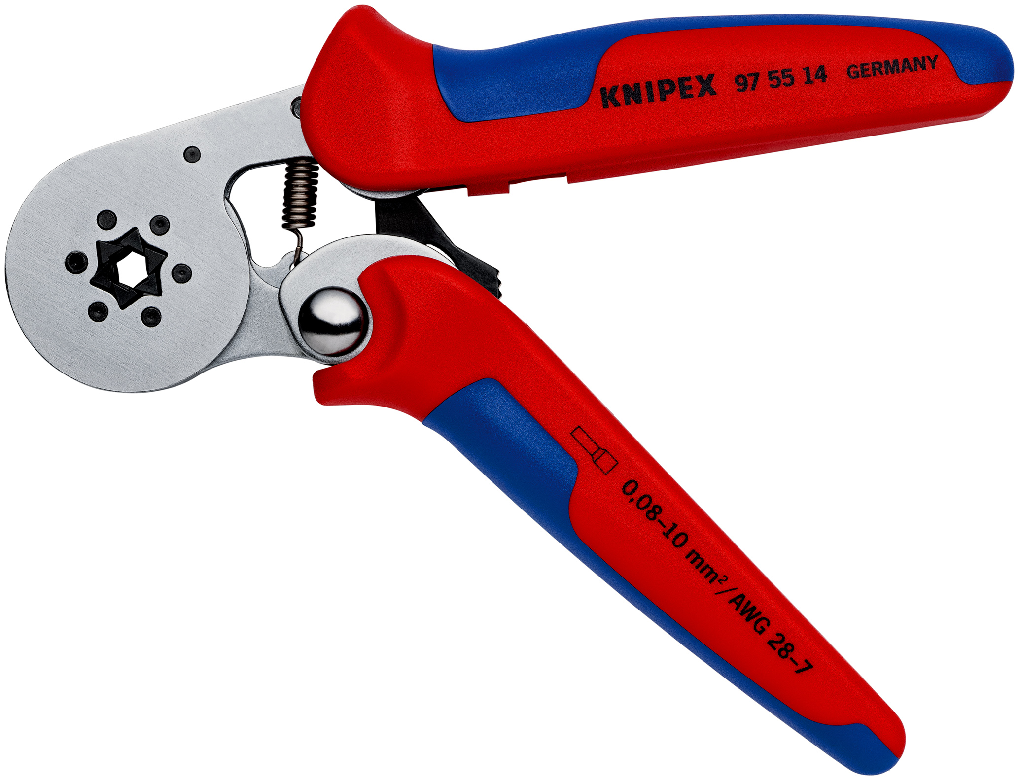 Pince pour embouts 0,06 a 10mm² chrom sc KNIPEX - 97 55 14 SB