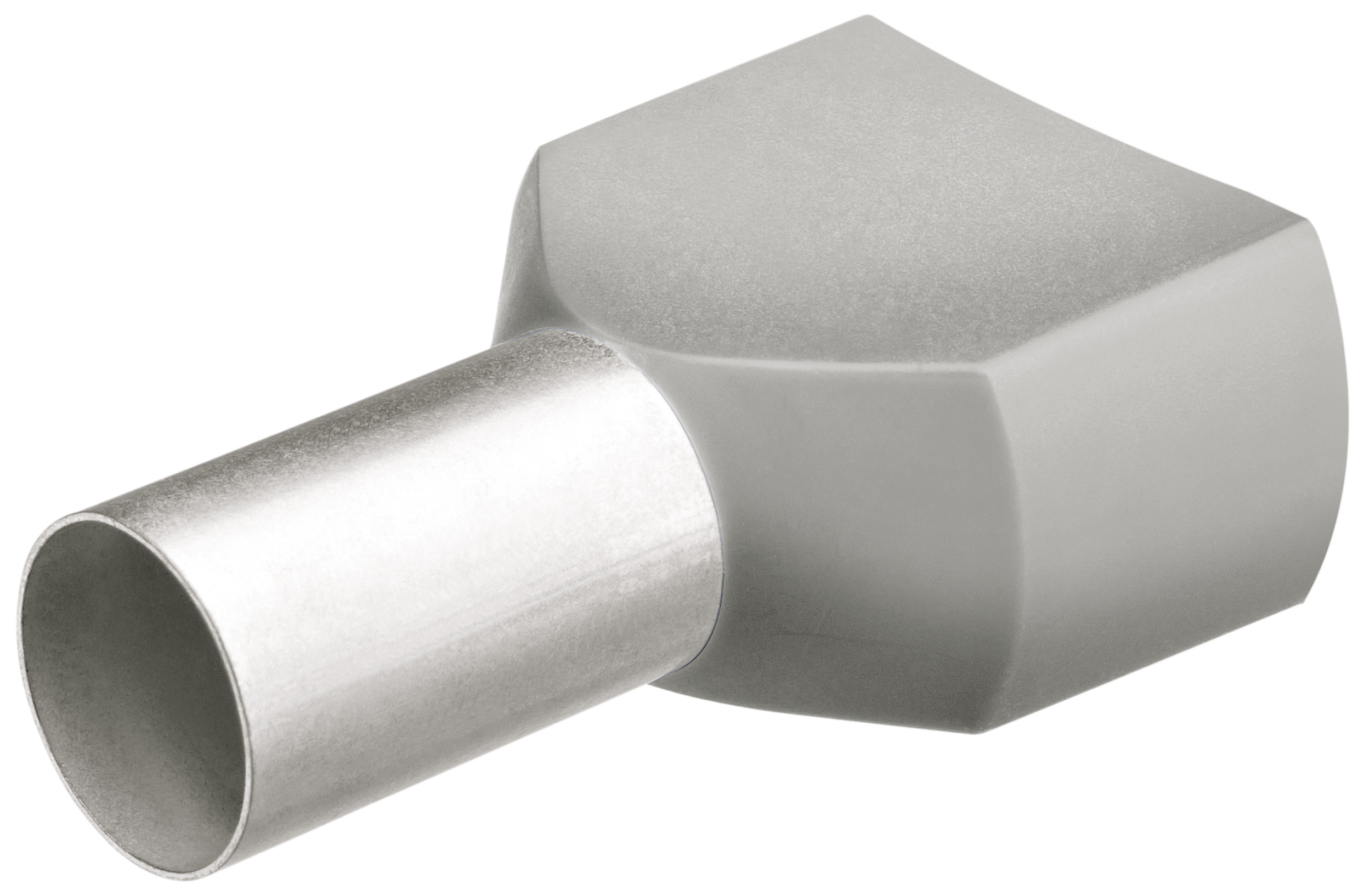 Embouts de câbles jumelés isolés gris 2 x 4,0mm² - AWG 2x11 - 100 pièces KNIPEX - 9799375
