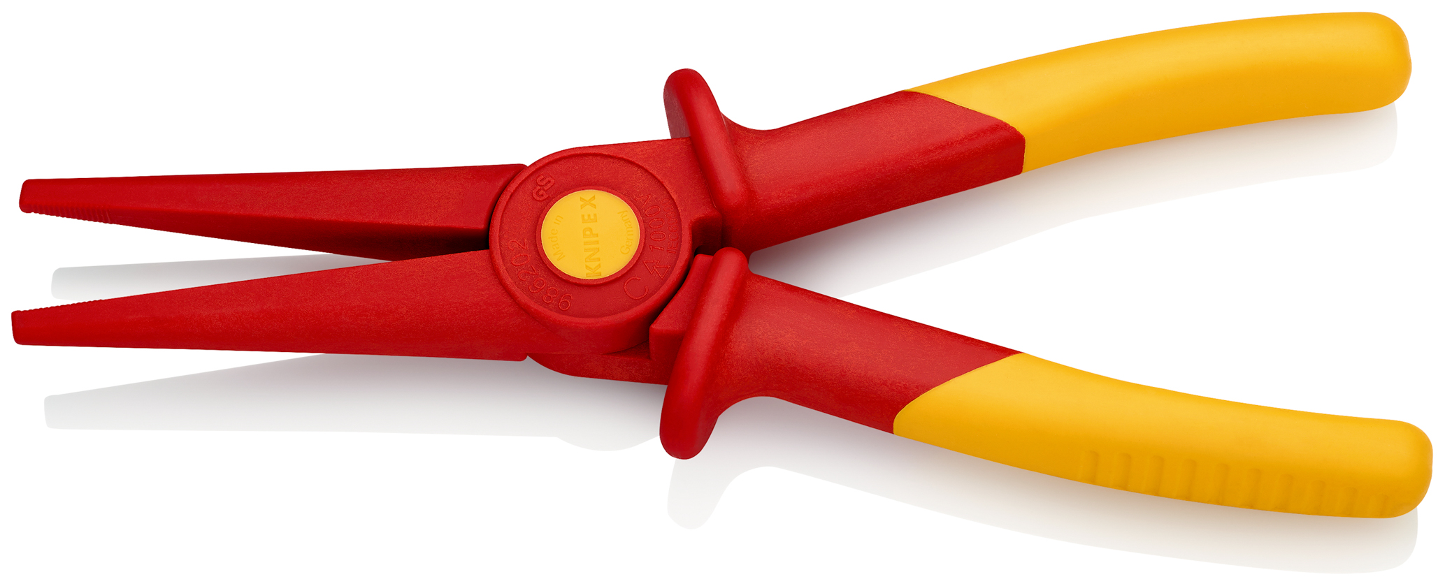 Pince demi-ronde en plastique isolante - 220 mm, 1000V - KNIPEX - 98 62 02