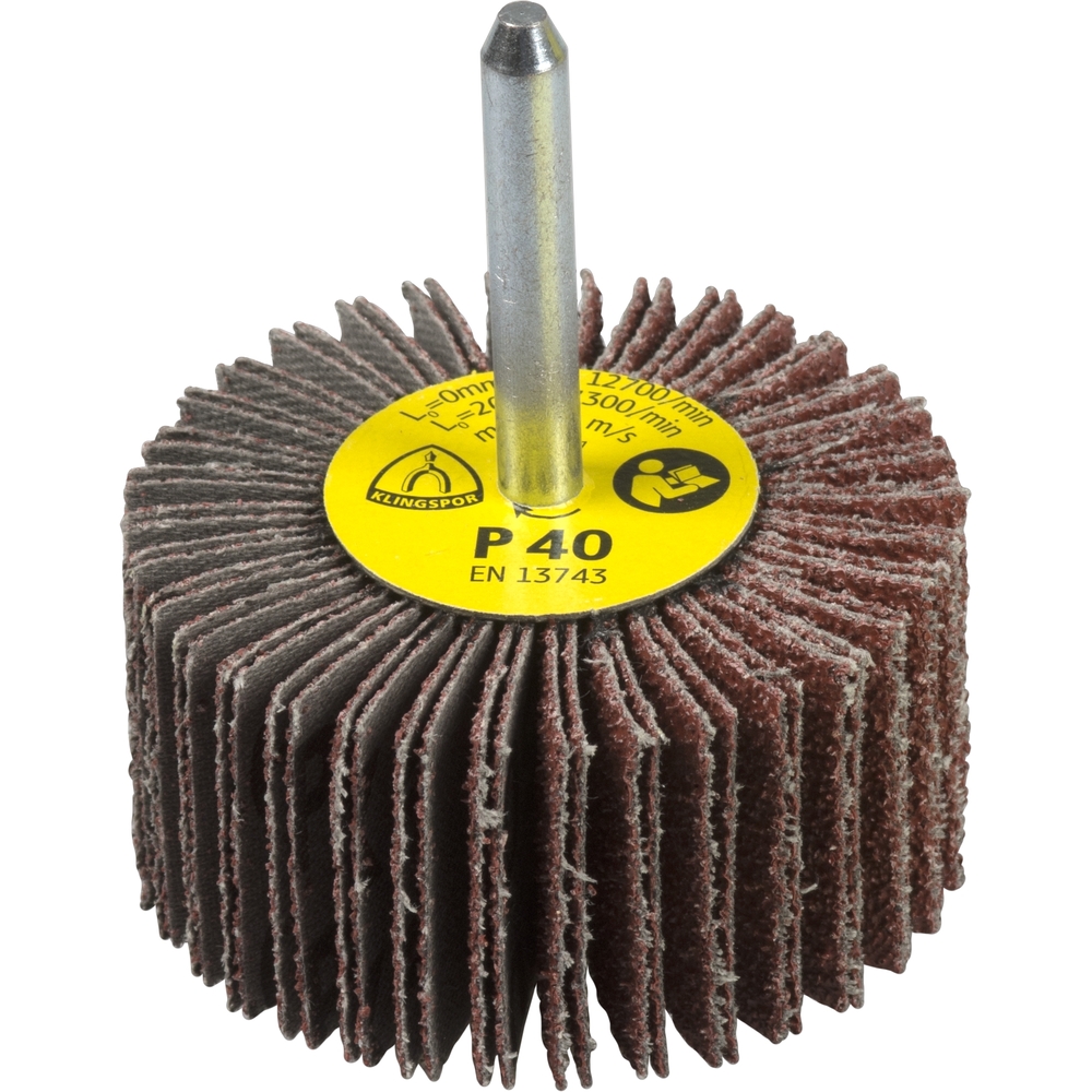10 Roues à lamelles sur tige MS KM613 LS309X 40 S 60X20X6 KLINGSPOR - 13032