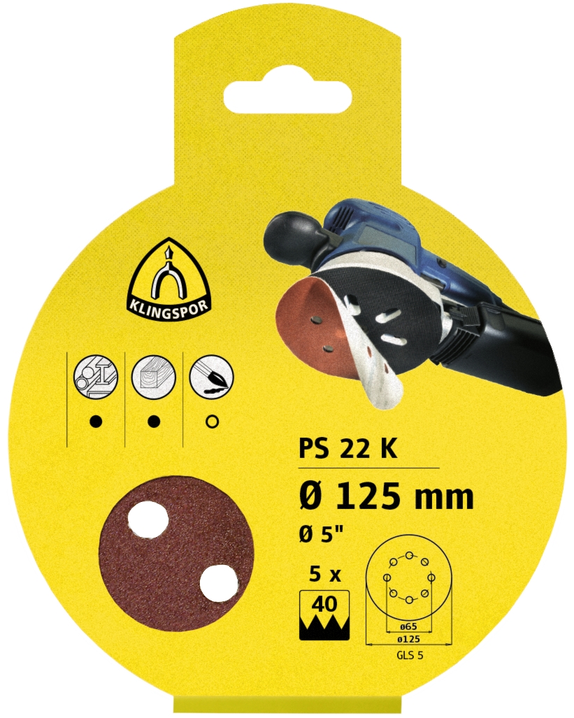 25 Disques SC PS22K 120 N 115 5SRT KLINGSPOR - 278808