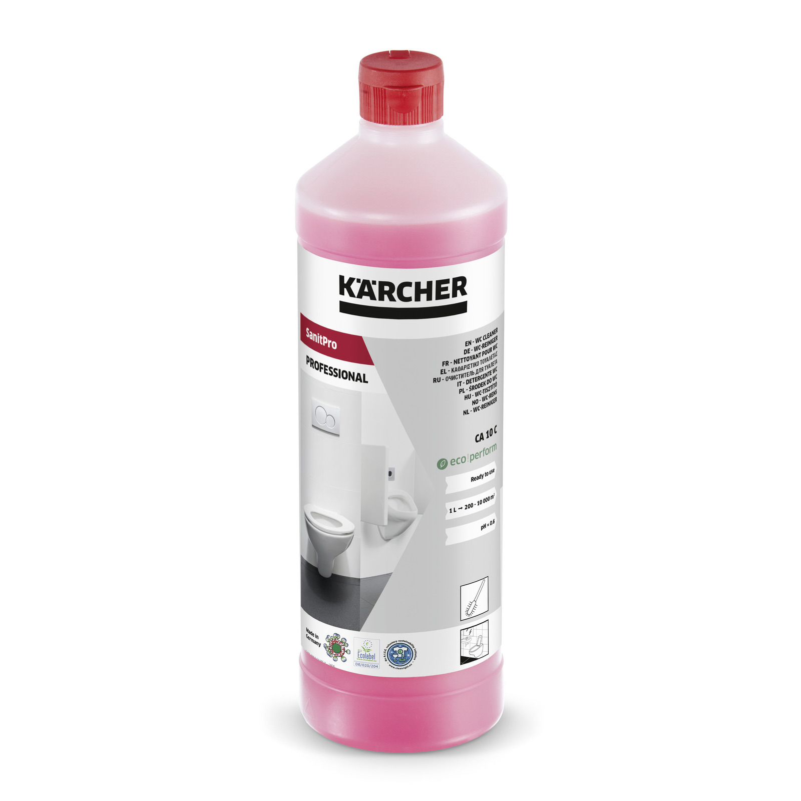DEÌTERGENT EN PROFONDEUR SANITPRO CA 10 C ECO, 1 LITRE KARCHER - 62956770
