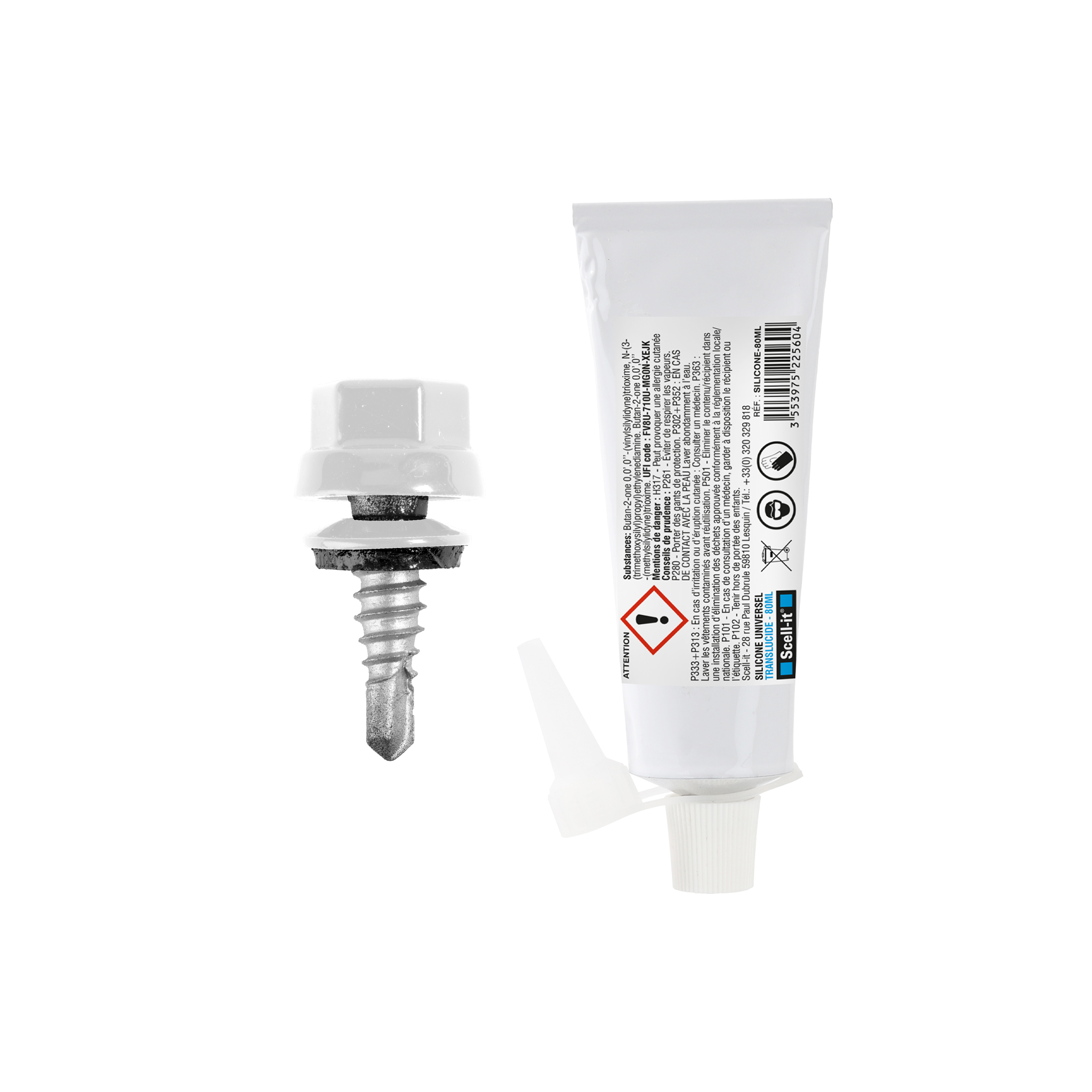 Kit fixation de solin EPDM sur toiture acier - SCELL-IT - KIT-MF-ACIER