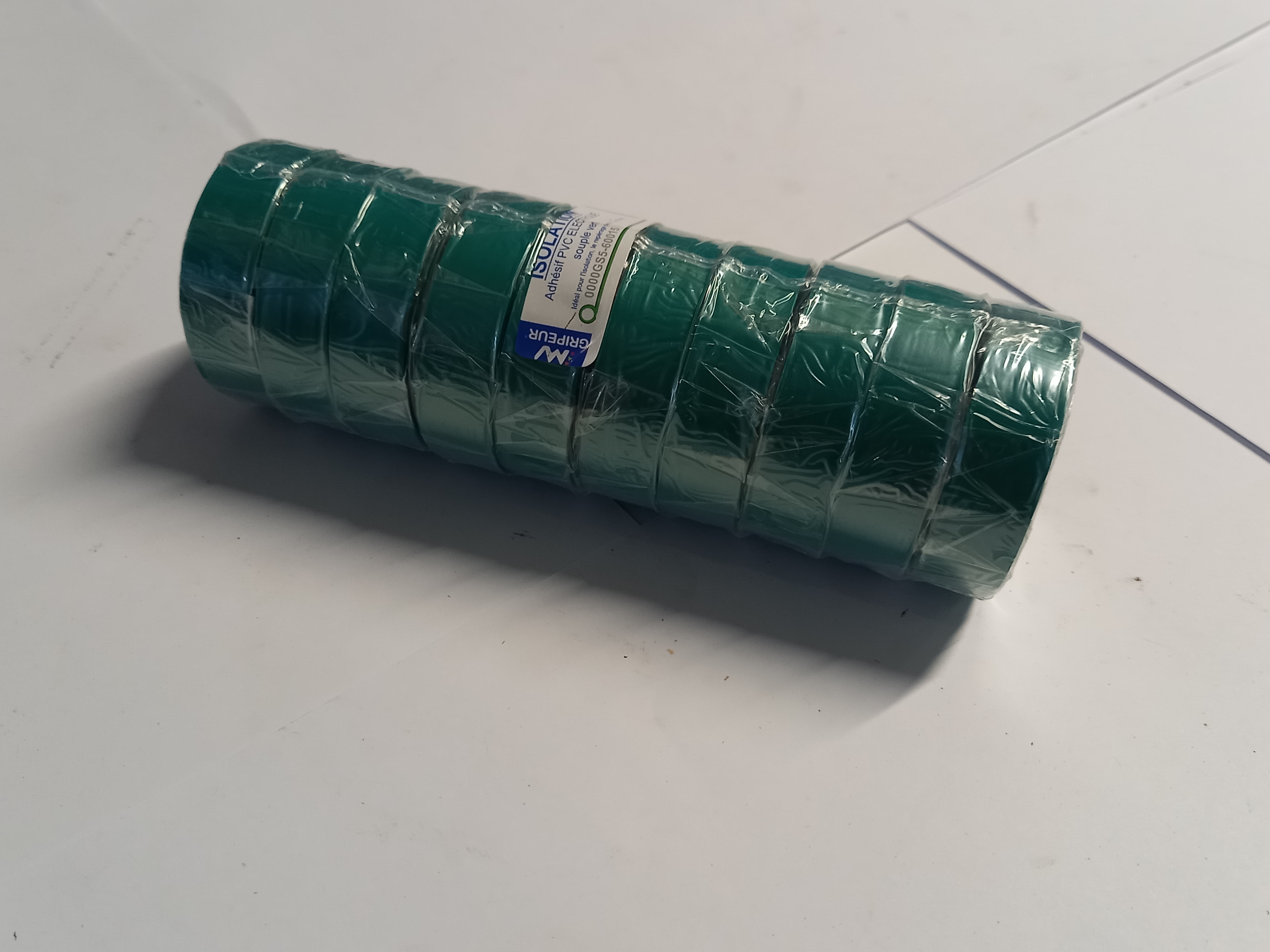 RUBAN ADHÉSIF PAR 10 VERT 15MM X 10ML - GS5-60015
