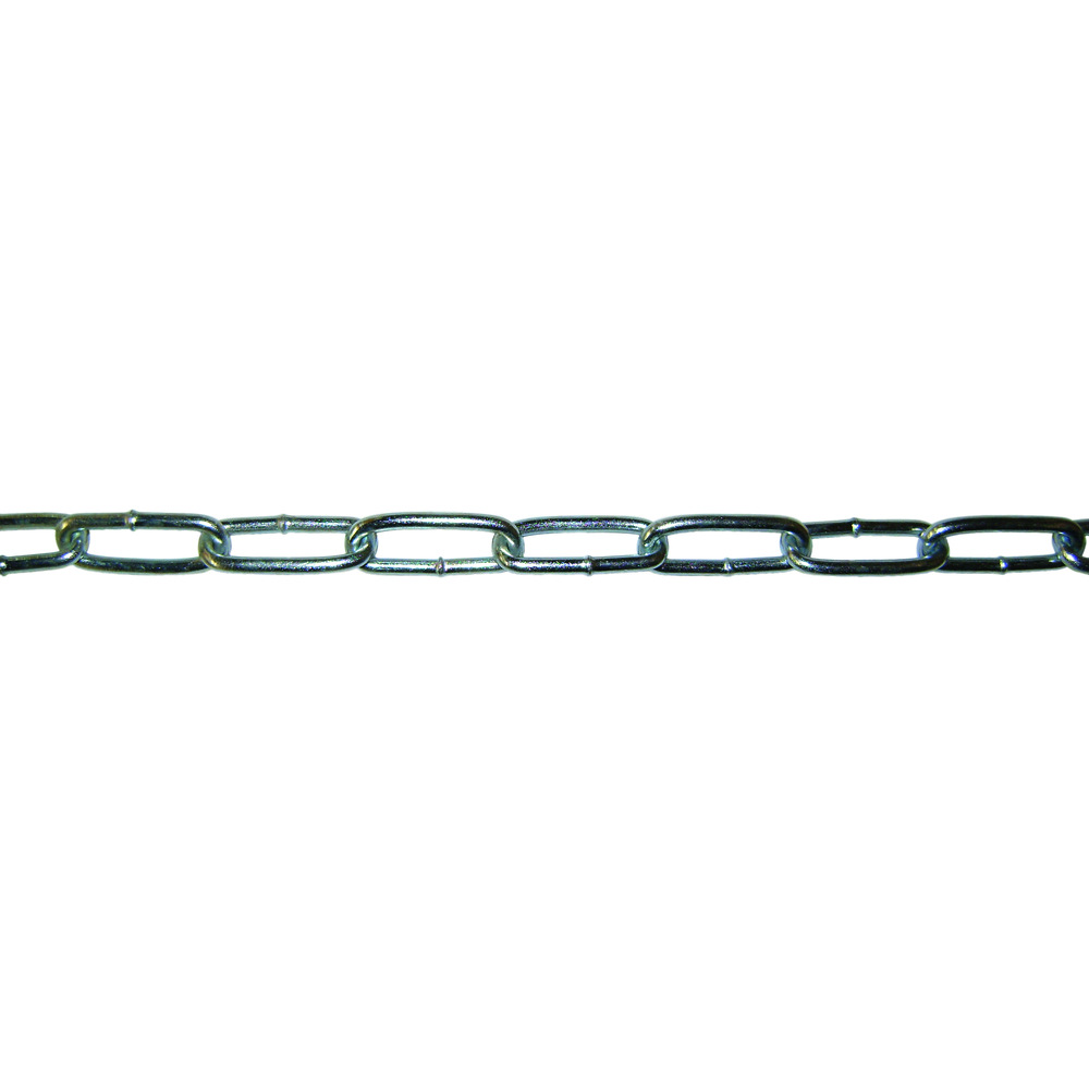 Chaîne droite zinguée din-763 d.6x42 mm bobine de 30m LEVAC - 2042GB