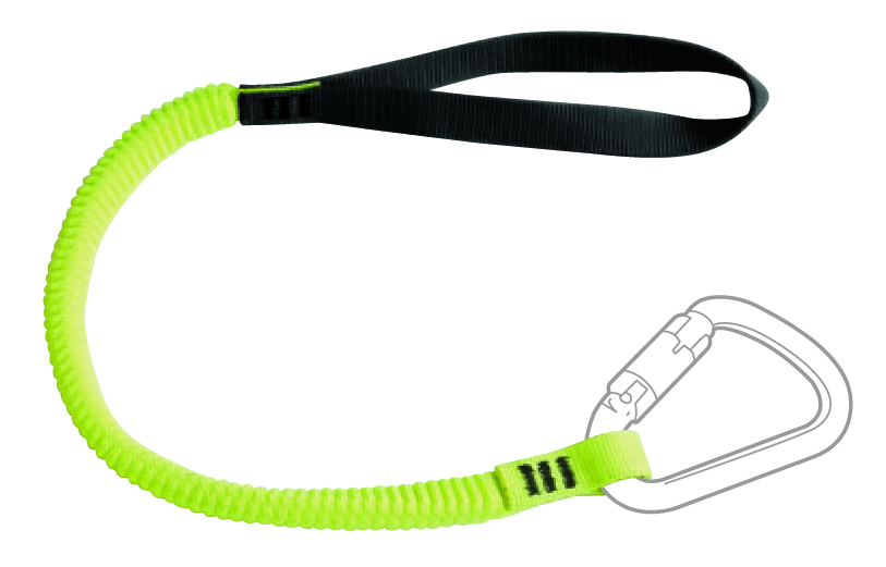 Longe élastique 1 boucle etranglement +1 cousue 0,60m maxi 5kg LEVAC - 3800RTLE1