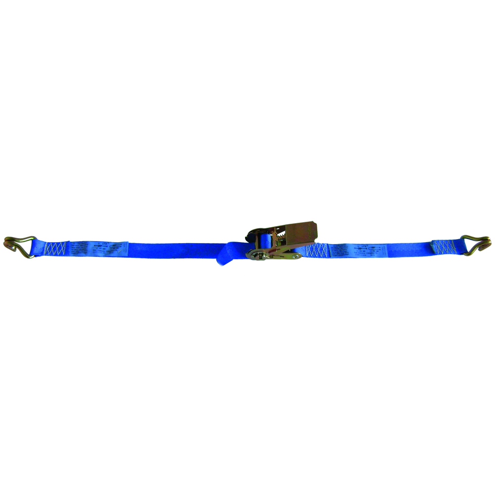 Sangle d'arrimage larg. 25 mm lc 400 dan 2 crochets double-soude lg. 4 m LEVAC - 4552A04