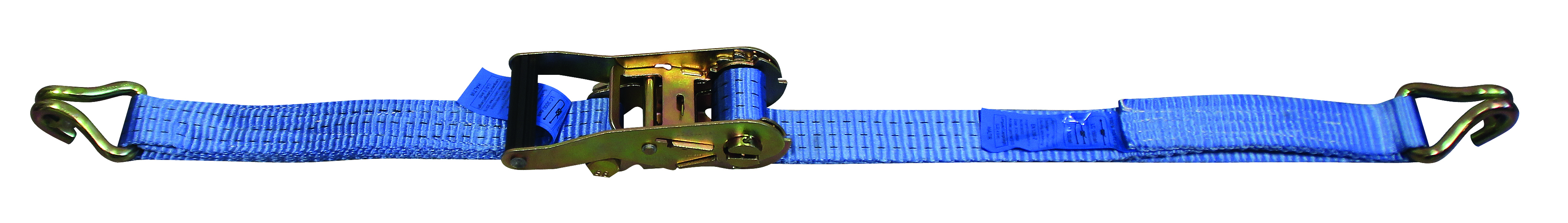 Sangle d'arrimage larg. 35 mm lc 1500 kg 2 crochets doubles long. 4m LEVAC - 4558A04