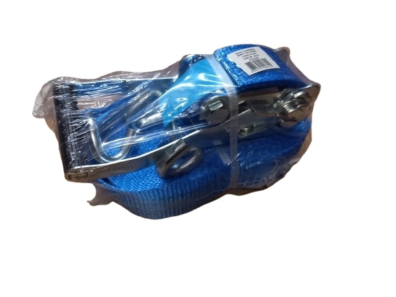 SANGLE ARRIMAGE 50MM TMU 2000 BLEUE 2 CROCHETS BDR SANGLE LONG. 9 M LEVAC - 4572CC09