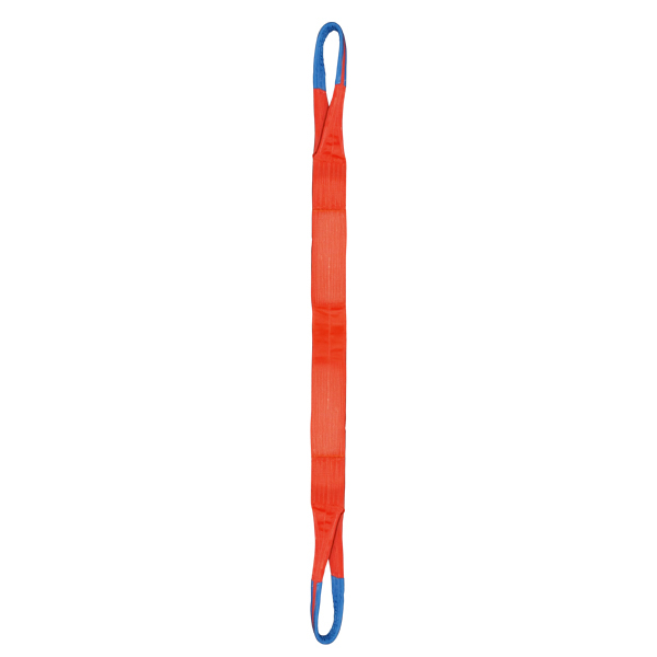 ÉLINGUE SANGLE 4 BANDES 300 MM CMU 25 T ORANGE BOUCLES REPLIÉES LG. 4 M LEVAC - 4822G40-4BS
