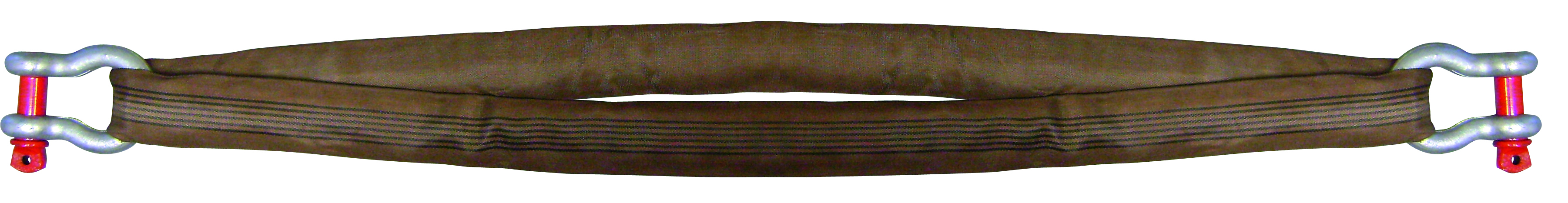 Sangle de traction poids-lourds long. 8 m cr 42 t + 2 manilles hr LEVAC - 4822PL