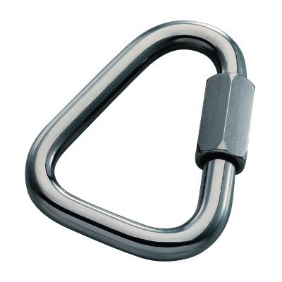Maillon delta inox d.5 mm rupture 1625 kg LEVAC - 5193CI