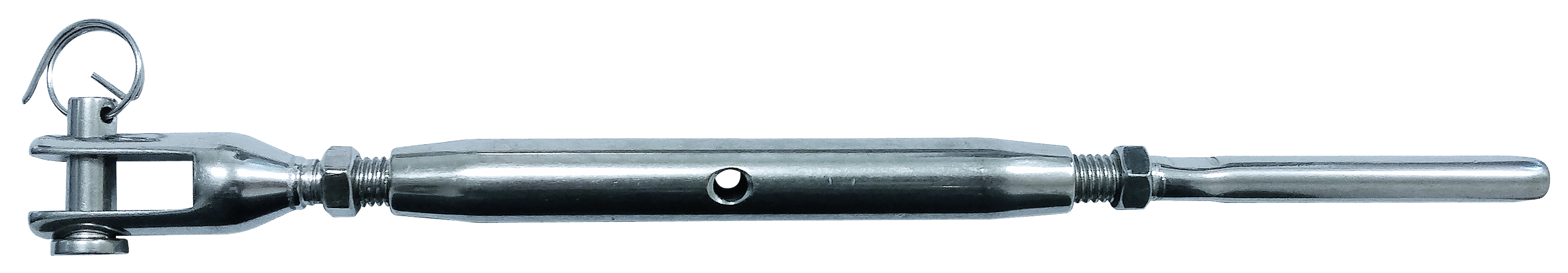 Ridoir inox m.10 mm 1 chape + 1 embout a sertir câble d.5 mm LEVAC - 5296D