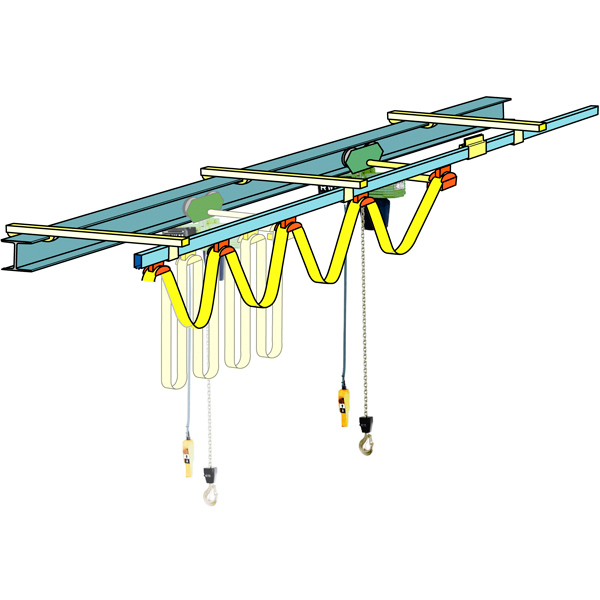 Guirlande d'alimentation pour palan électrique 4m Kit complet - LEVAC - 6058A-04