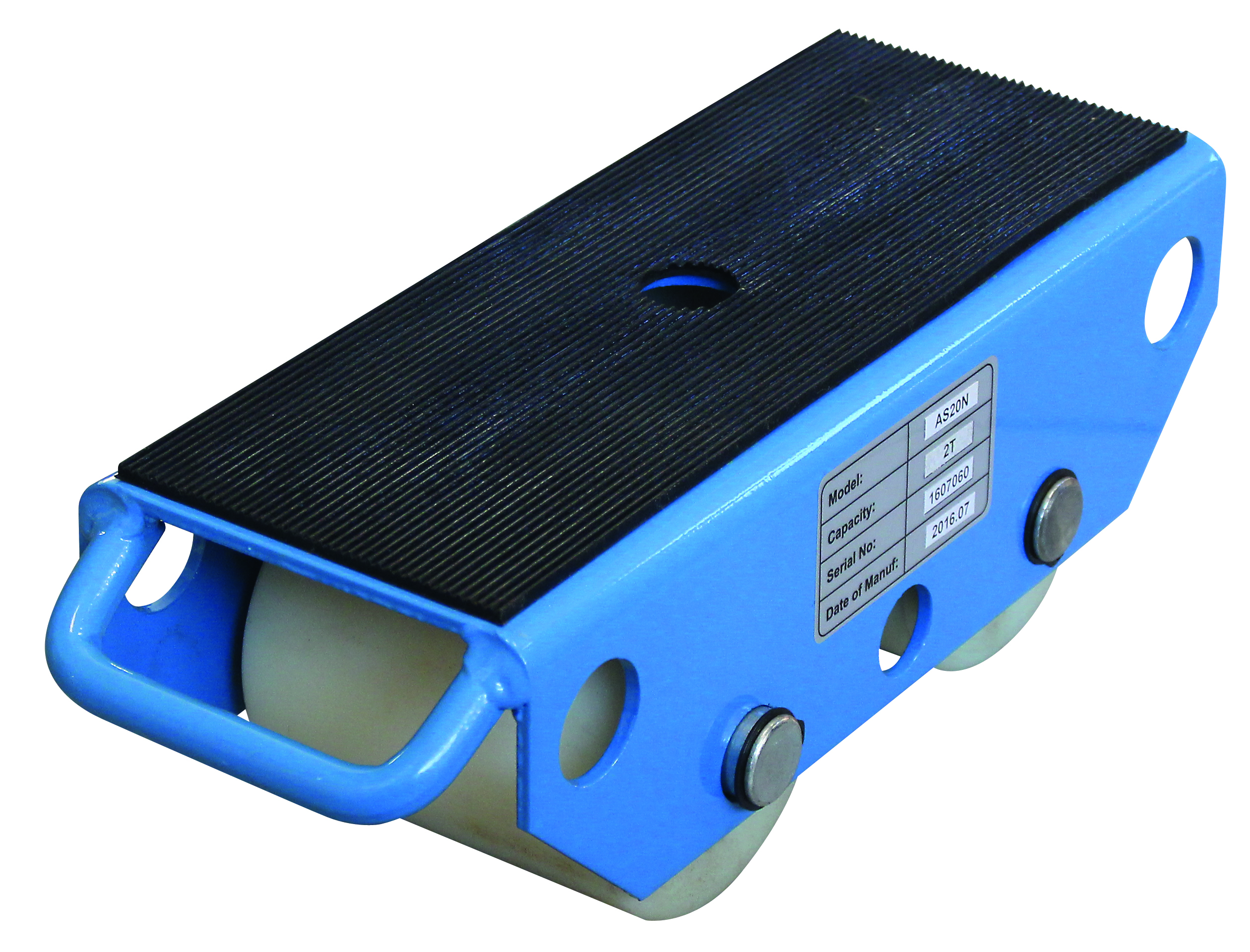Patin rouleur cmu 2000 kg 2 roues nylon LEVAC - 6135AS20