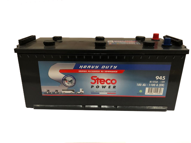 Batterie 12V 180Ah 1100A HEAVY DUTY STECOPOWER - 945