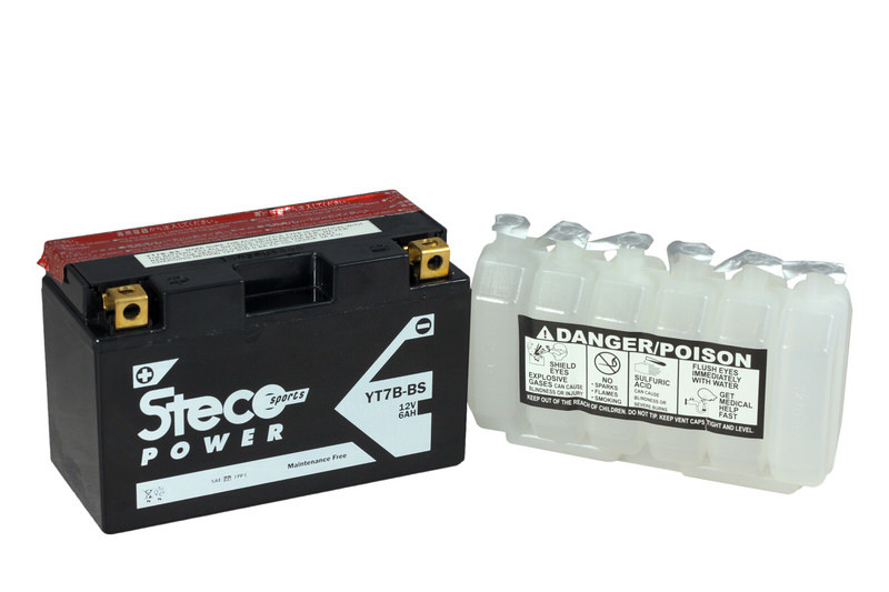 Batterie 12v (10h) 6ah 120a 150x65x93 stecopower - yt7b-bs