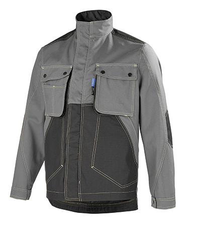 BLOUSON CRAFT WORKER GRIS CONVOY / NOIR ARTISAN BTP CEPOVETT - 20-9250-9883-325
