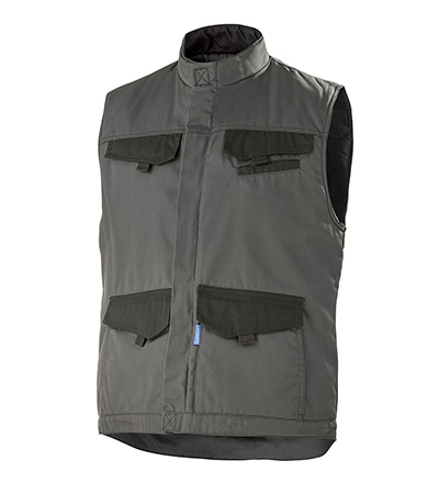 GILET MATELASSE FACITY GRIS CHARCOAL / NOIR INDUSTRIE CEPOVETT - 20-9879-9066-657