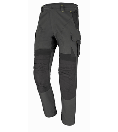 PANTALON HOMME CRAFT WORKER XP GRIS CHARCOAL / NOIR ARTISAN BTP CEPOVETT - 20-9B51-9883-657