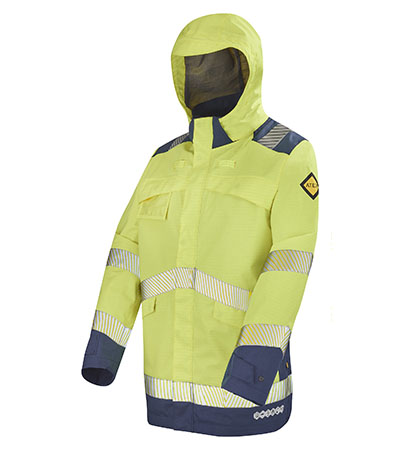 PARKA ULLY HAUTE VISIBILITE JAUNE FLUO/NAVY CEPOVETT - 22-9D60-9927-727