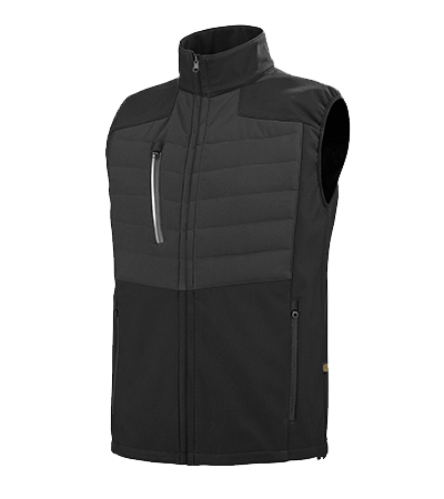 GILET MATELASSE PIRIN GRIS CHARCOAL/NOIR CEPOVETT - 22-9M12-3041-657