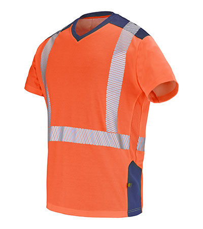 T-SHIRT MANCHES COURTES FLUO SAFE XP GHARBI CEPOVETT - 22-9T84-404