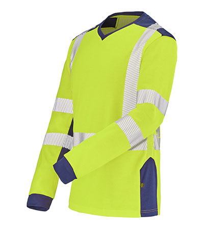 T-SHIRT MANCHES LONGUES FLUO SAFE XP CHERGUI CEPOVETT - 22-9T85-701