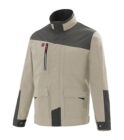 BLOUSON TOOL BEIGE / CHARCOAL ARTISAN LAFONT - LA-3ATHUP-4051