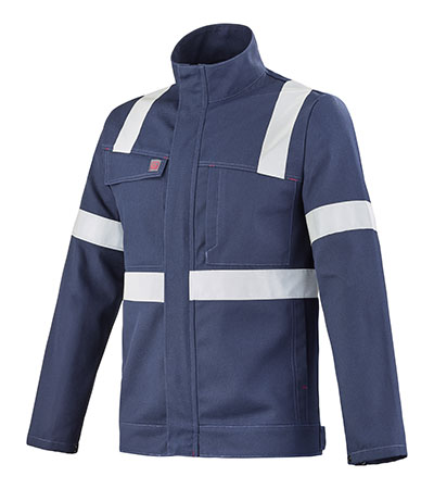 BLOUSON H JASPE REFLECT BLEU MARINE INDUSTRIE LAFONT - LA-3MIMUPBR-1