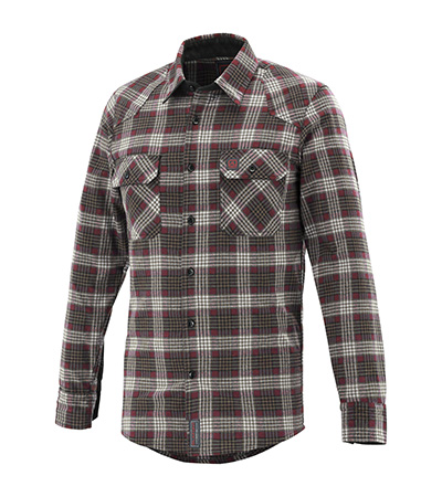 CHEMISE JOSEPHINE CARREAUX ROUGE / MARRON WORKWEAR LAFONT - LA-BPEGEN-7027