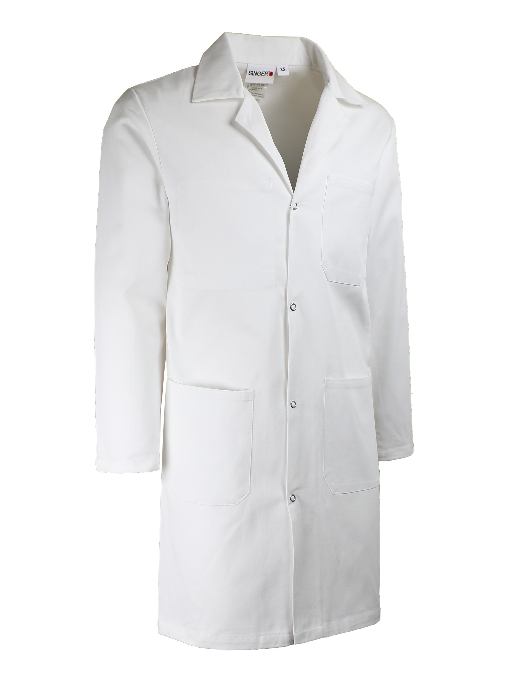 Blouse 100% coton avec pressions Taille L - SINGER - LAB