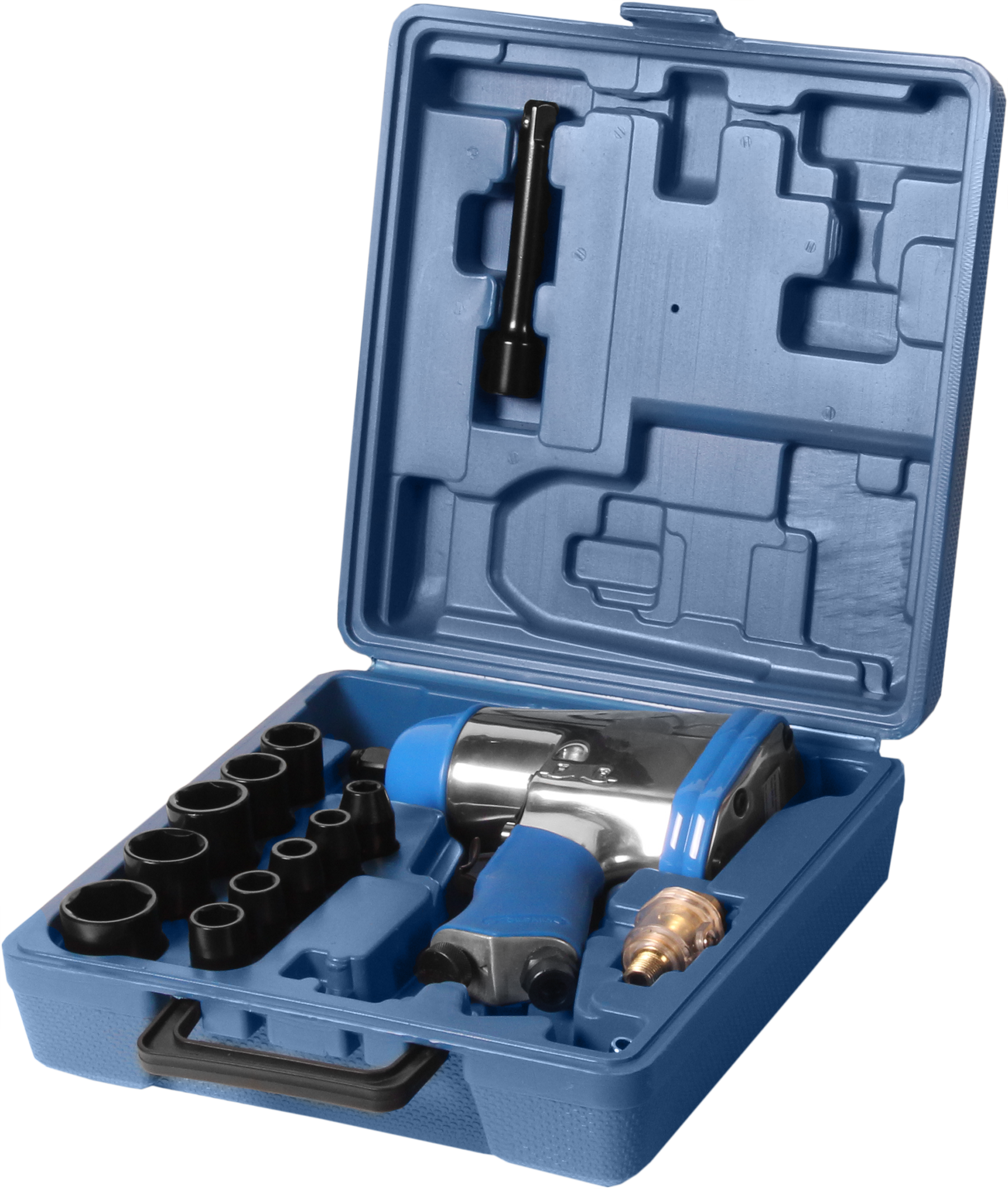Coffret clé à chocs 1/2” - 310n.m - système de frappe à simple marteau - corps en aluminium compact LACME - 340410