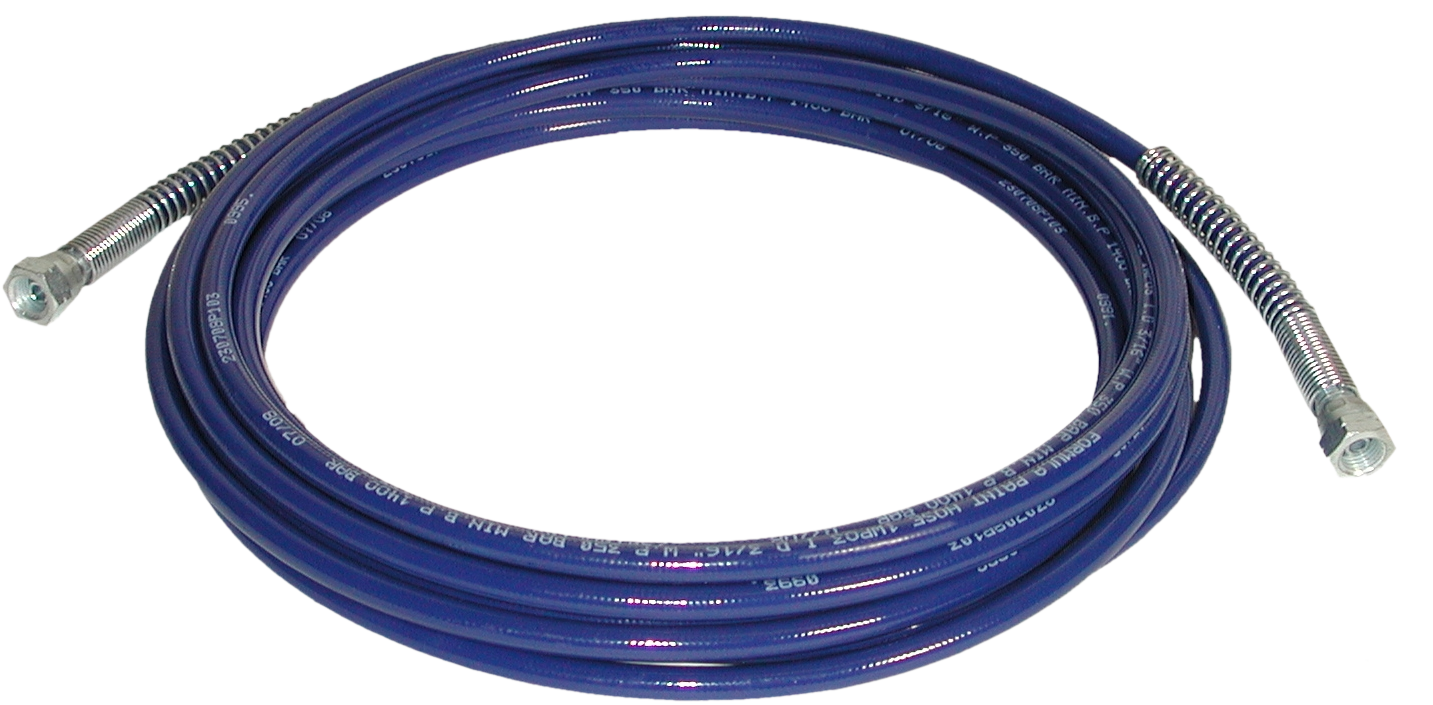 Tuyau produit airless haute pression pu renforcé ø intérieur 3/16