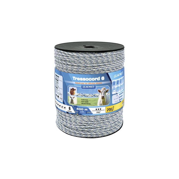 Conducteur Fil Tressocord 6 bobine de 400 m - LACME - 630450