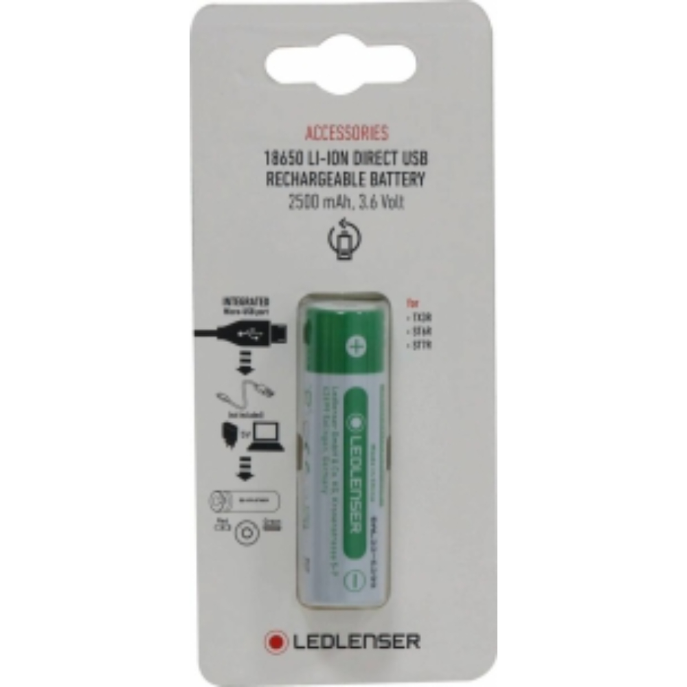 BATTERIE RECHARGEABLE POUR LAMPE TORCHE LED LENSER 2500mAh - LEDLENSER - LL502595