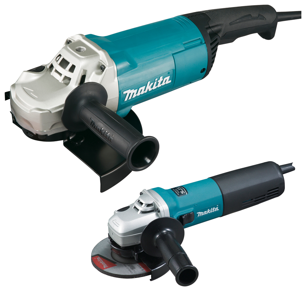 Ensemble de 2 meuleuses MAKITA GA9060 Ø 230 mm + 9565CR Ø 125 mm LOT0061