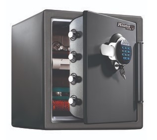 Coffre fort ignifuge 2h et résistant à l'eau - Format XL avec double verrouillage MASTERLOCK - LTW123GTC