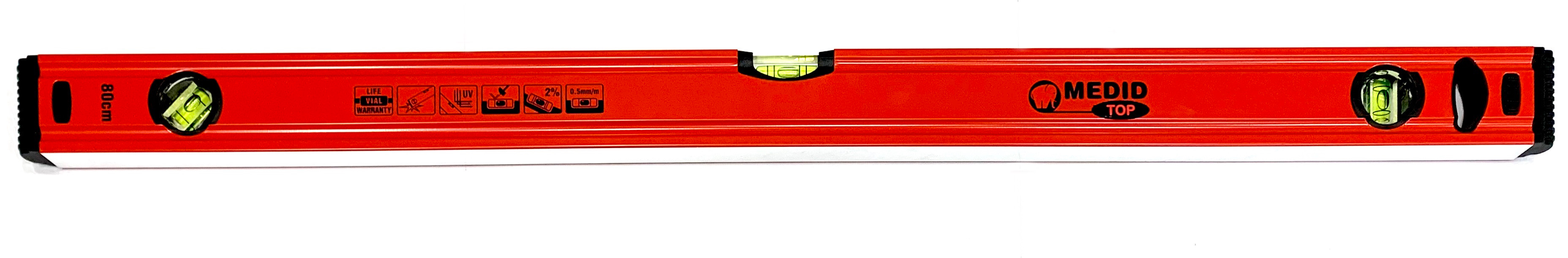 Niveau tubulaire Pro ref.779080-80cm MEDID - 77980