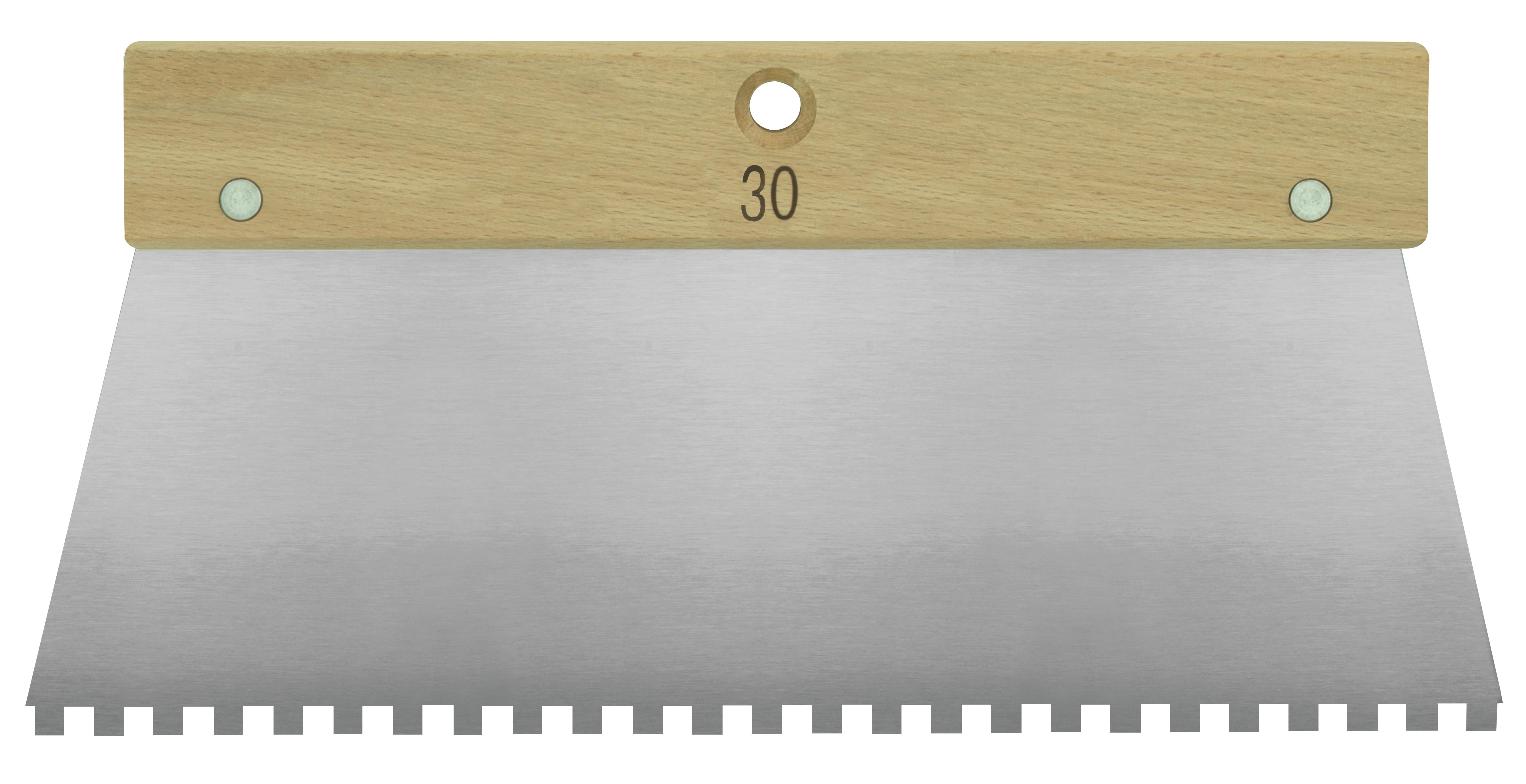 SPATULE A COLLE 30 CM DENTS CARREES 10X10X10 MONDELIN - 225000