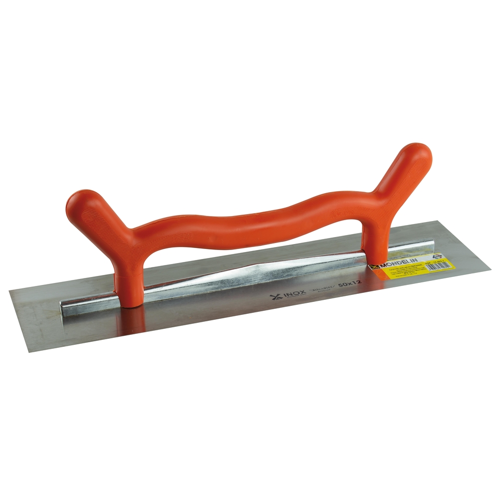 PLATOIR INOX TREMPE BISEAU 50X12 LAME 0,6MM MONDELIN - 232031
