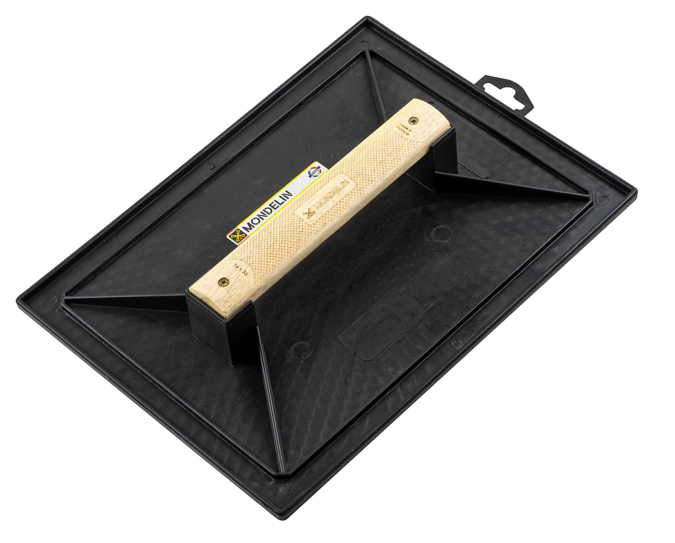 TALOCHE NOIRE 18X27CM POIGNEE BOIS MONDELIN - 313120