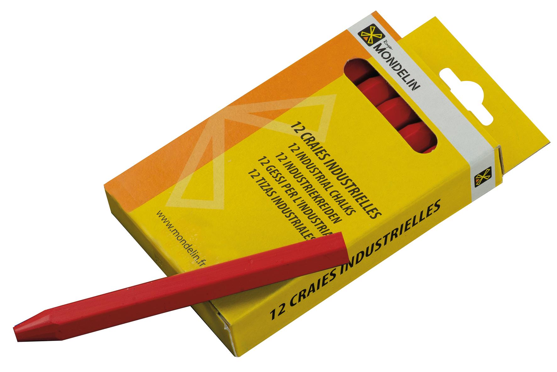 ETUI 12 CRAIES JAUNES 12 CM MONDELIN - 813160