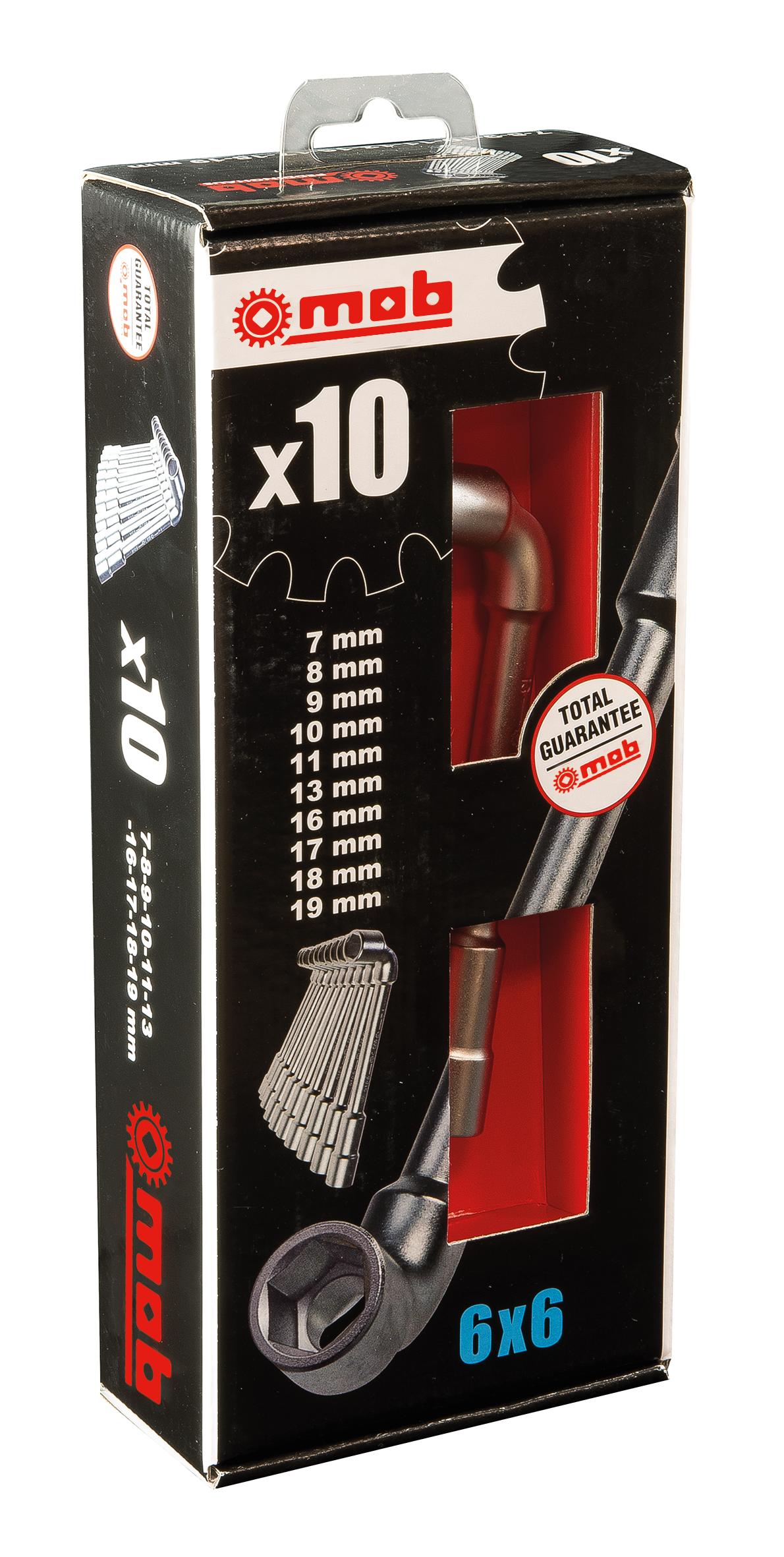 JEU 6 CLES A PIPE 6X6 EN COFFRET MOB - 9015000501